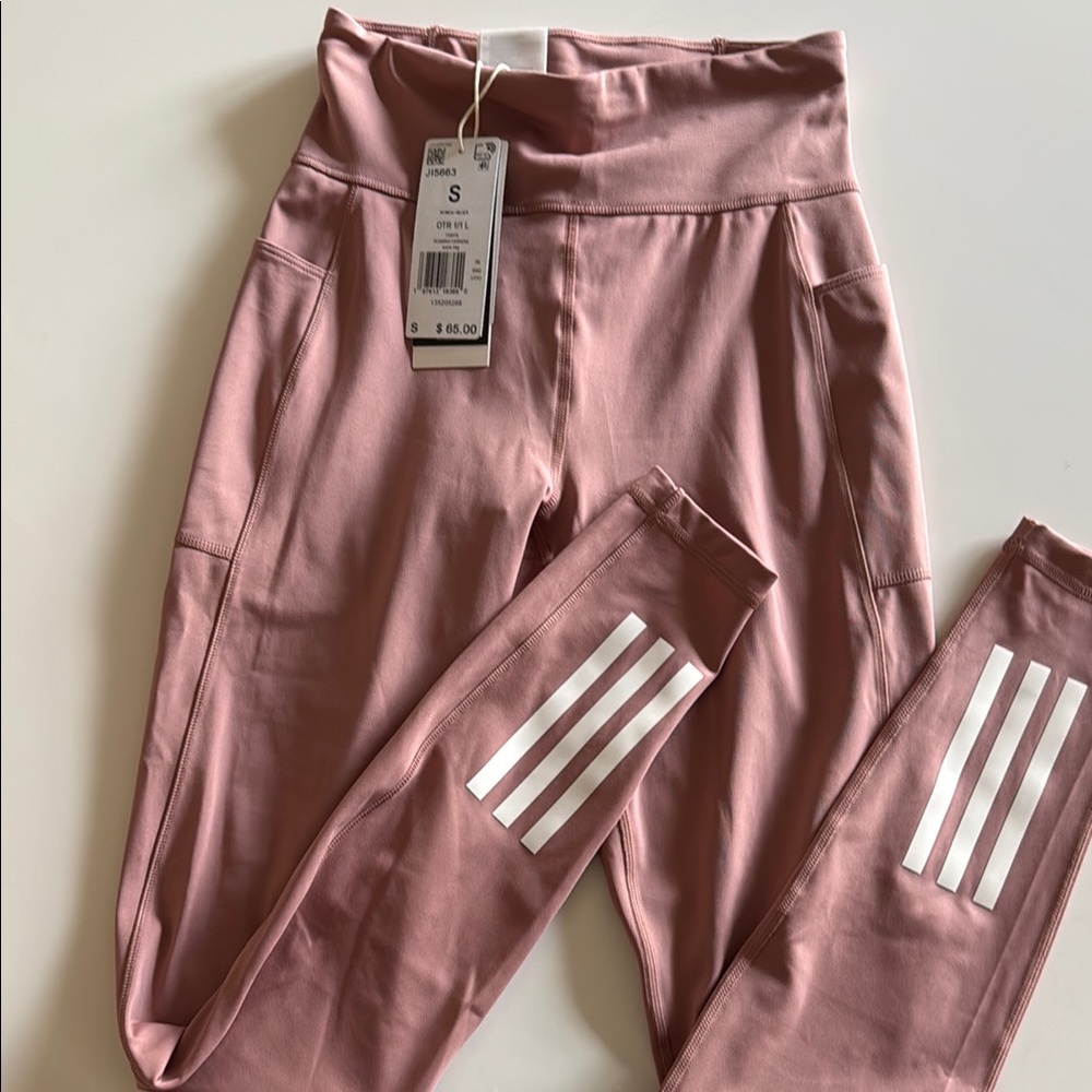 Adidas women’s warm clay Leggings with High Waist and back and Side pockets